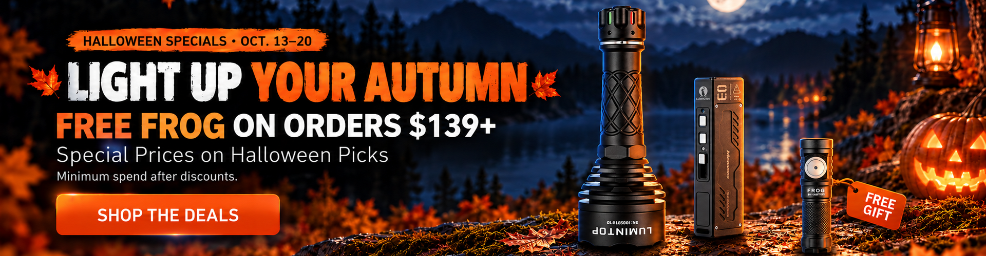 Lumintop flashlight Halloween big Sale